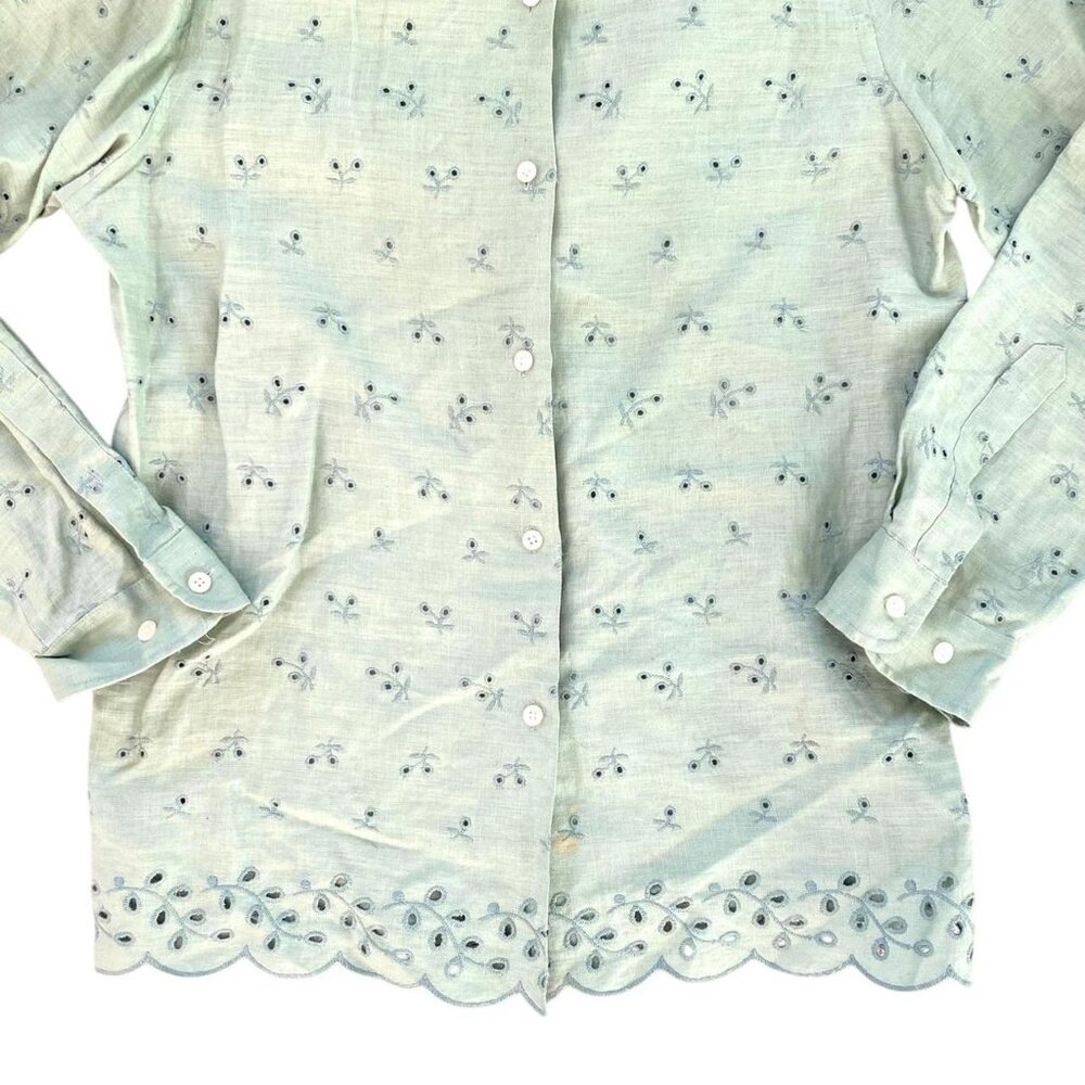 Ralph Lauren Light Green Button Down Shirt - Picture 3 of 6